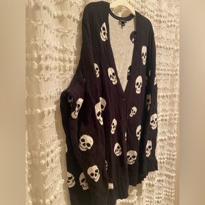 Torrid Skull Cardigan